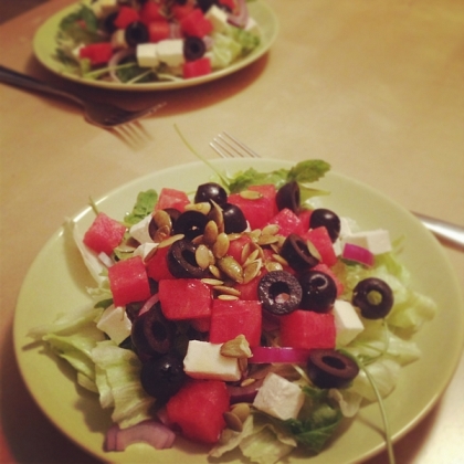 salatka z arbuzem 1